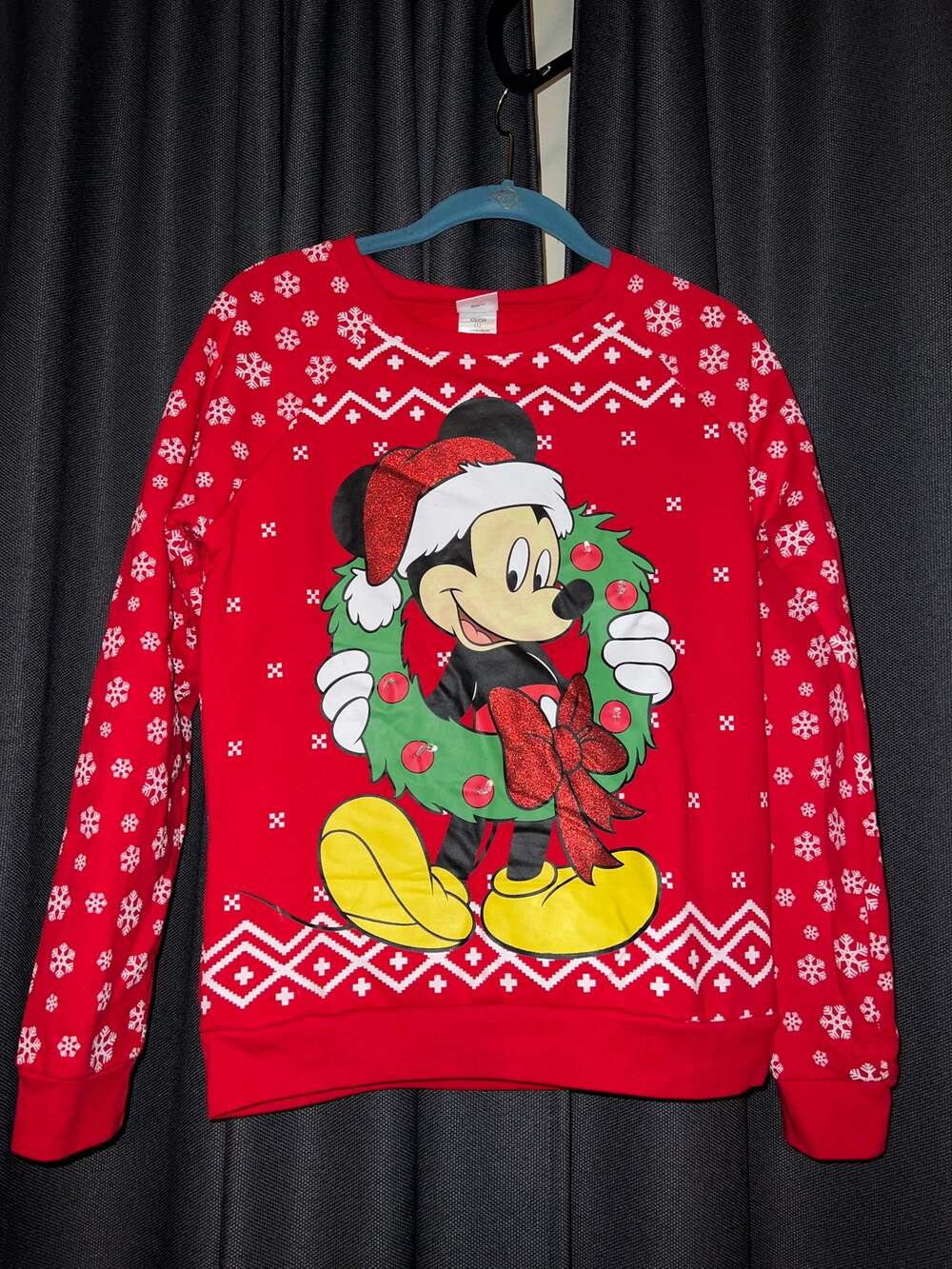 Ugly Christmas Sweater Sweatshirt Xmas Size XS Disney